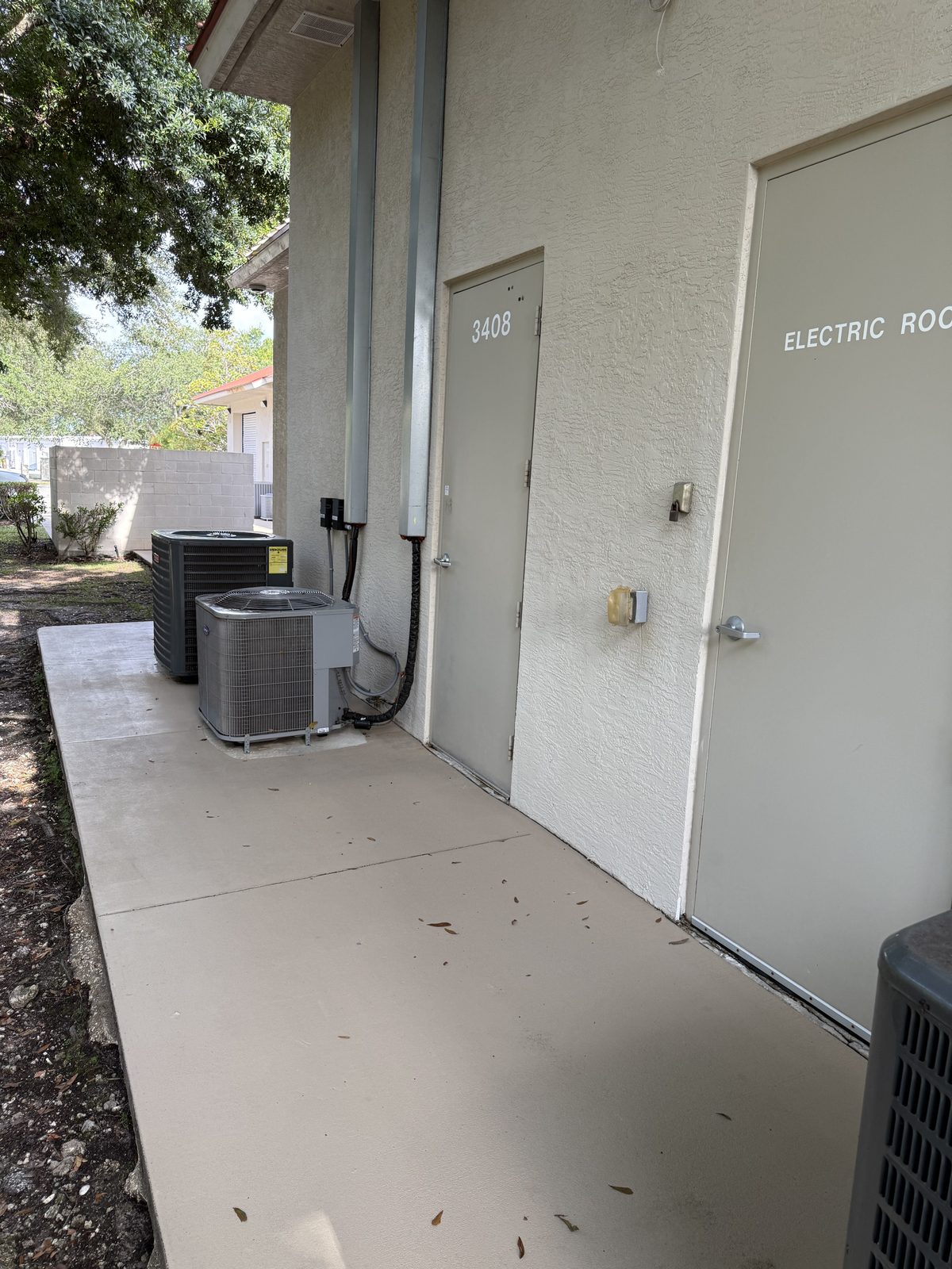 Walkway by unit 3408 — after