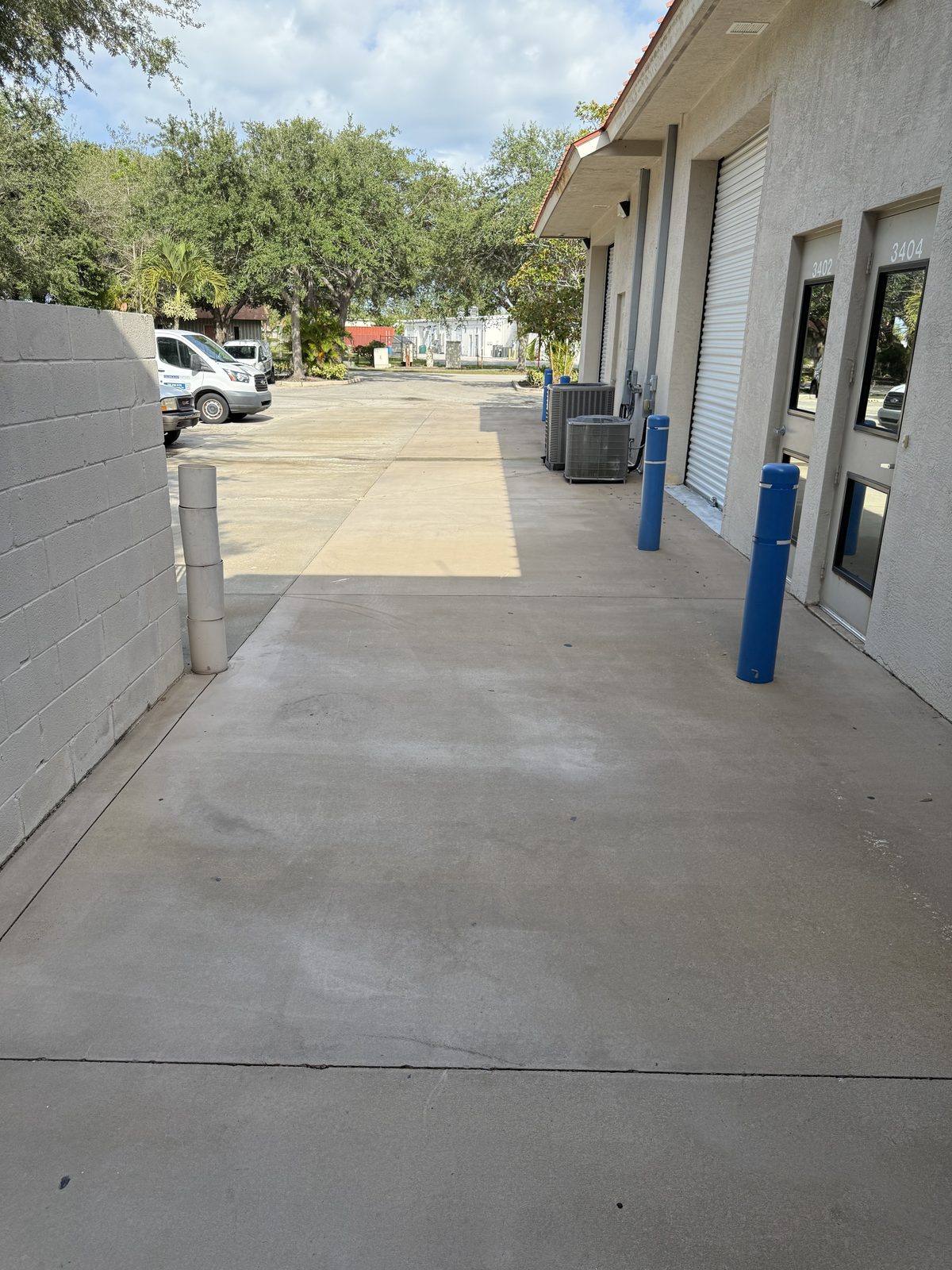 Loading dock area — after