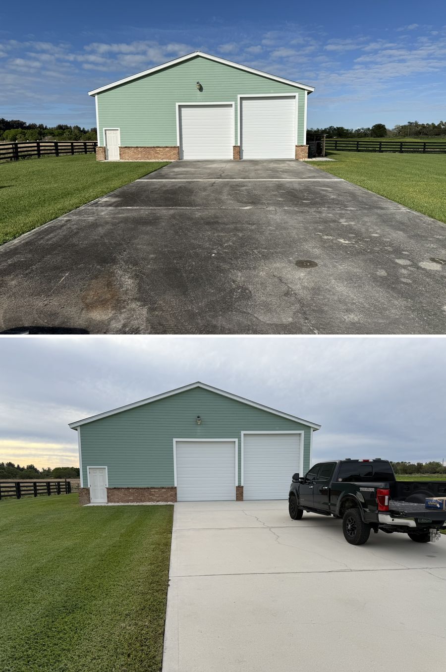 Detached garage driveway cleaning in Fort Pierce, FL