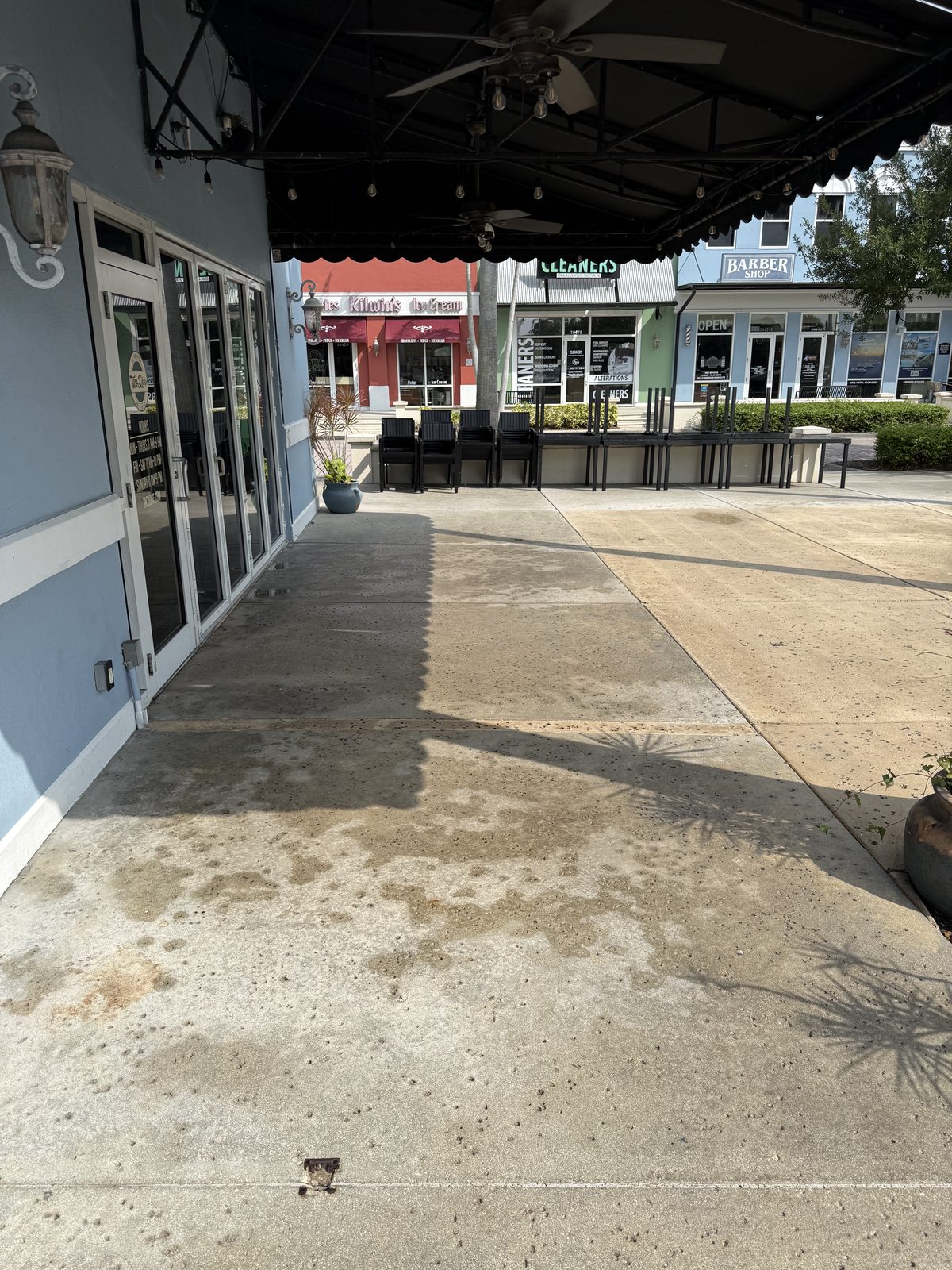 Front entrance walkway — after